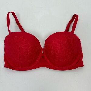 Victorias Secret Very Sexy Uplift Red Lace Bra Sexy Lacey Lingerie 32DD